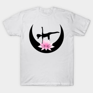 Half Moon Yoga Pose T-Shirt